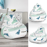 Crocodile Diver Pattern Bean Bag Cover