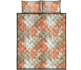 Cocoa beans Cocoa tree pattern Quilt Bed Set