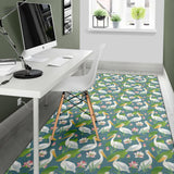 Pelican Pattern Print Design 04 Area Rug