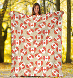Canada Pattern Print Design 01 Premium Blanket