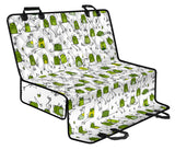 Sketch Funny Frog Pattern Dog Car Seat Covers