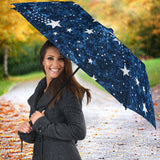 Night Sky Star Pattern Umbrella
