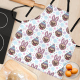 Cute Pug Hat Rabbit Costume Pattern Adjustable Apron