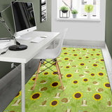 Snail Pattern Print Design 01 Area Rug