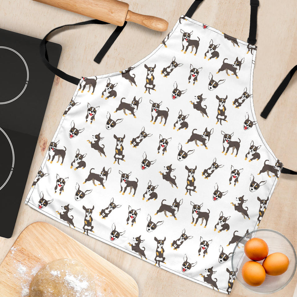 Chihuahua Dog Pattern Adjustable Apron