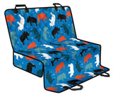 Colorful Rhino Pattern Dog Car Seat Covers