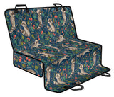 Raccoon Tropical Leaves Pattern Dog Car Seat Covers