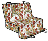 Red Tulips And Daffodils Pattern Dog Car Seat Covers