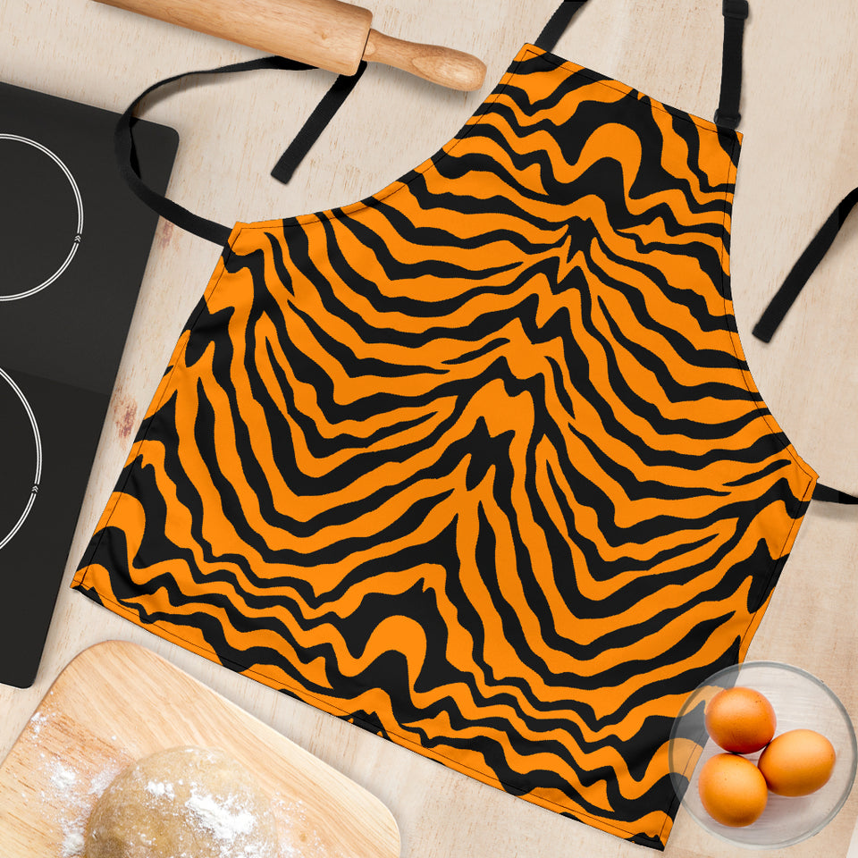 Bengal Tigers Skin Print Pattern Adjustable Apron