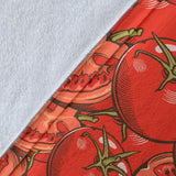 Red Tomato Pattern Premium Blanket