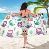 Cute Owl Pattern Sarong