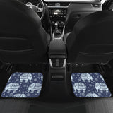Elephant Tribal Design Pattern Front And Back Car Mats