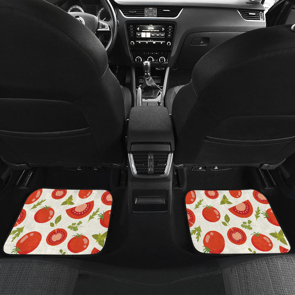 Tomato Pattern Front And Back Car Mats