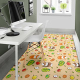 Guinea Pig Pattern Print Design 05 Area Rug