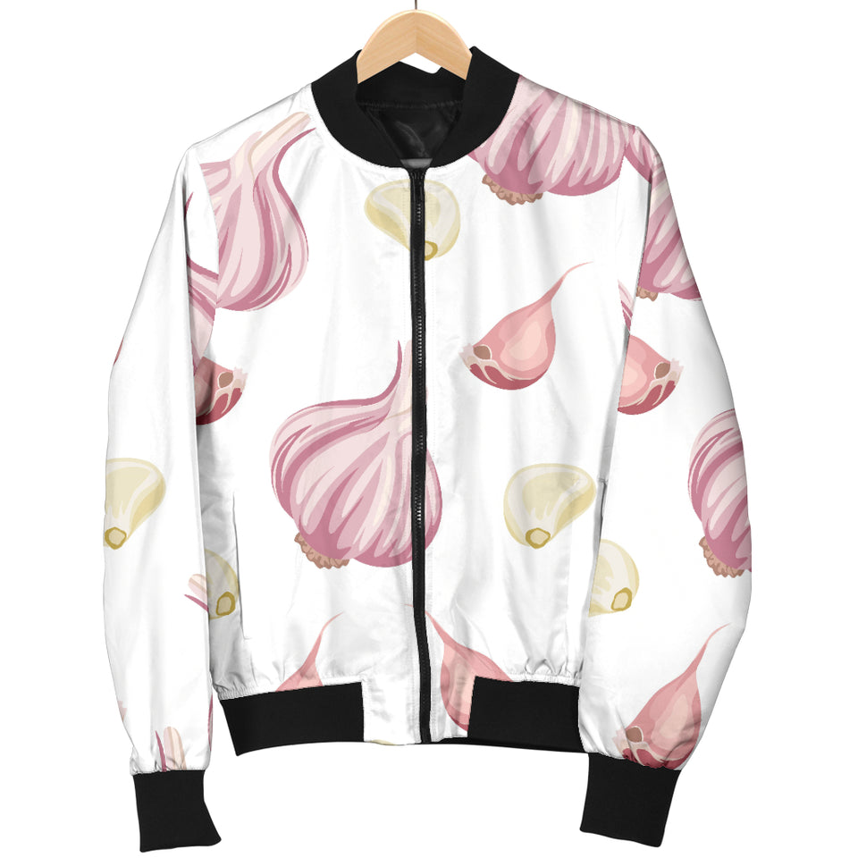 Garlic Pattern Women'S Bomber Jacket