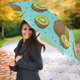 Kiwi Blue Background Umbrella