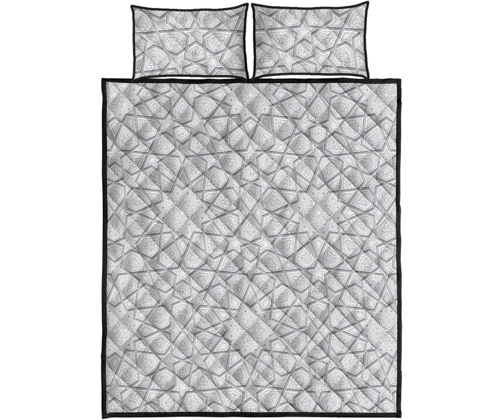 arabic star pattern Quilt Bed Set