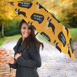 Boston Terrier Design Pattern Umbrella