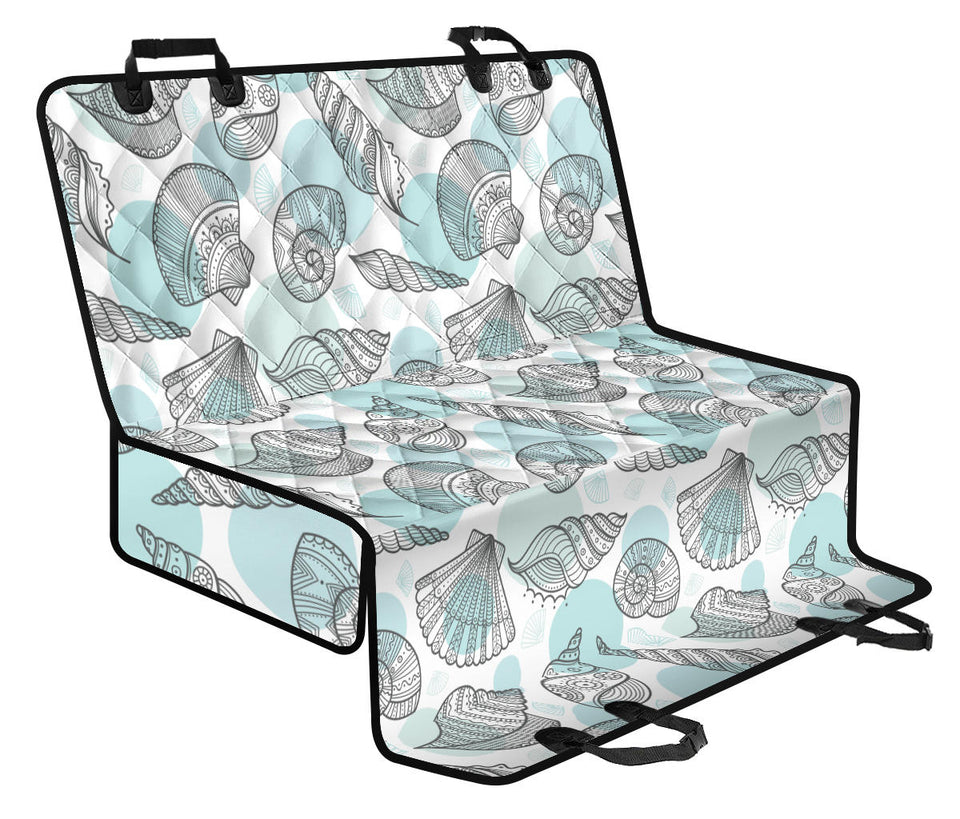 Shell Polynesian Tribal  Dog Car Seat Covers