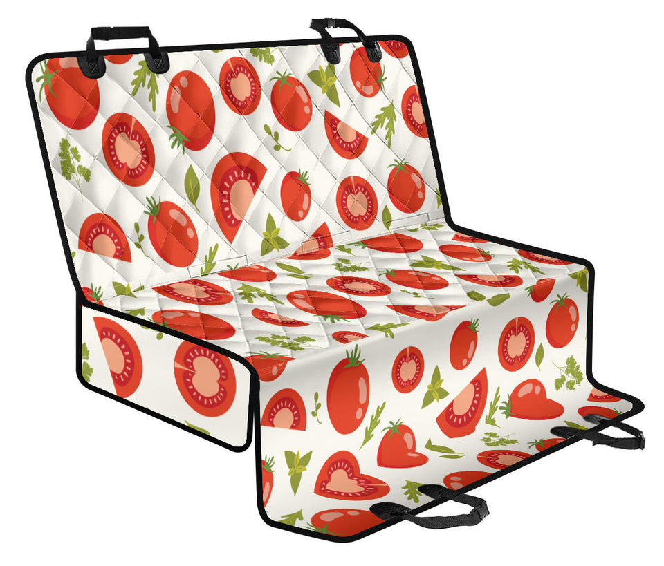 Tomato Pattern Dog Car Seat Covers