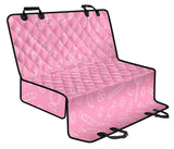Sweet Candy Pink Background Dog Car Seat Covers