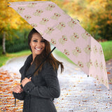 Golden Retriever Pattern Print Design 02 Umbrella