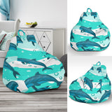 Dolphin Sea Pattern Bean Bag Cover