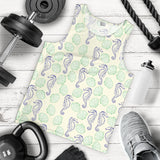 Seahorse shell pattern Men Tank Top