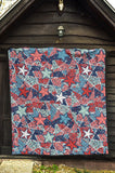 Hand Drawn Colorful Starfish Premium Quilt