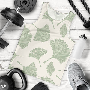 Ginkgo leaves pattern Men Tank Top