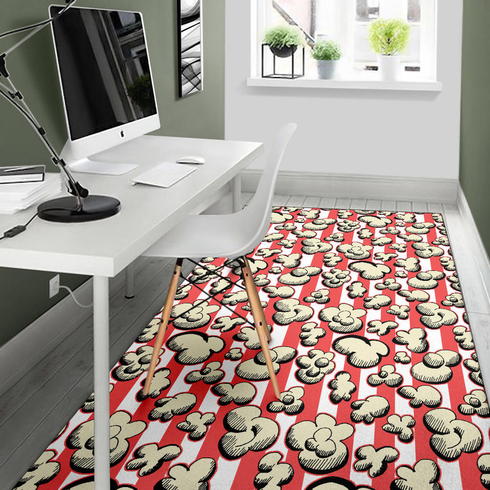 Popcorn Pattern Print Design 05 Area Rug