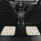 Colorful Onions White Background Front And Back Car Mats
