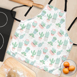 Pastel Colorcactus Pattern Copy Adjustable Apron