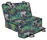 White Bengal Tigers Tropical Plant Dog Car Seat Covers