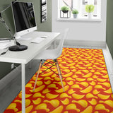 Potato Chips Pattern Print Design 05 Area Rug