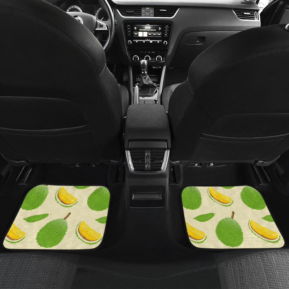 Durian Pattern Front And Back Car Mats