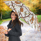 Sloths Hanging On The Tree Pattern Umbrella