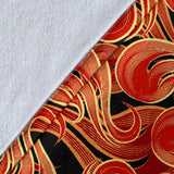 Fire Flame Pattern Premium Blanket