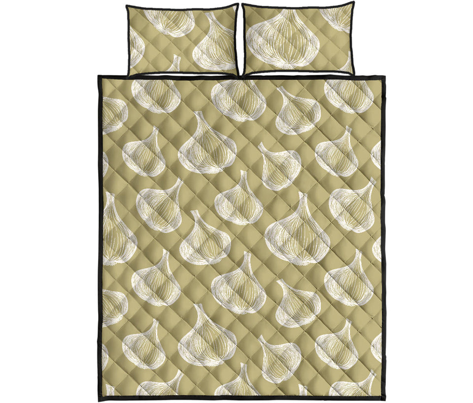 Garlic design pattern Quilt Bed Set
