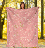 Bicycle Pattern Print Design 02 Premium Blanket