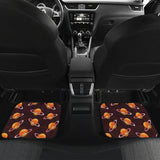 Hamburger Pattern Print Design 05 Front and Back Car Mats