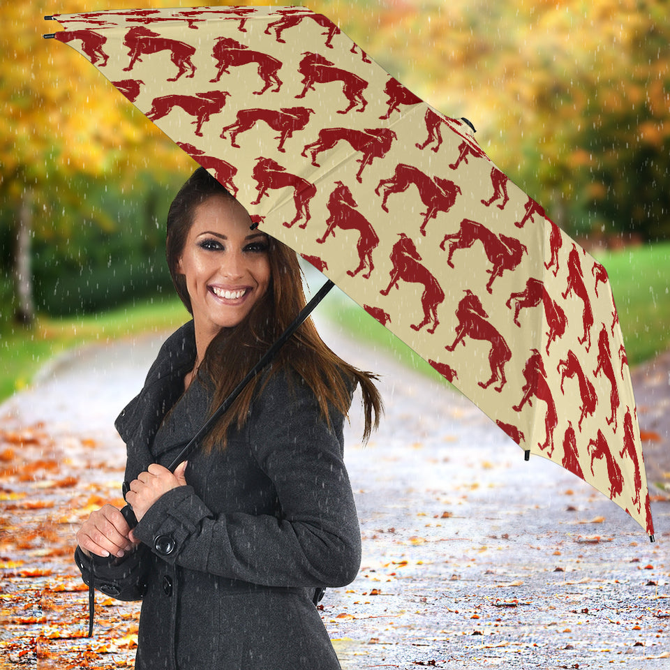 Greyhound Pattern Print Design 04 Umbrella