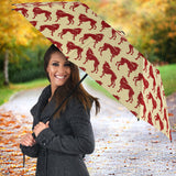 Greyhound Pattern Print Design 04 Umbrella