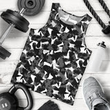 Crow illustration pattern Men Tank Top
