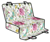 Hand Drawn Butterfly Rose Dog Car Seat Covers