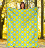Duck Toy Pattern Print Design 03 Premium Blanket