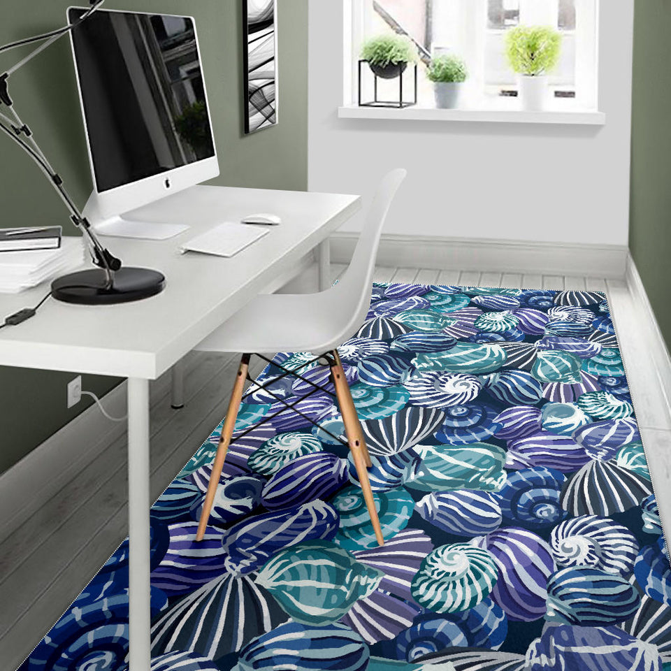 Shell Design Pattern Area Rug
