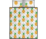 Pineapples pattern Quilt Bed Set