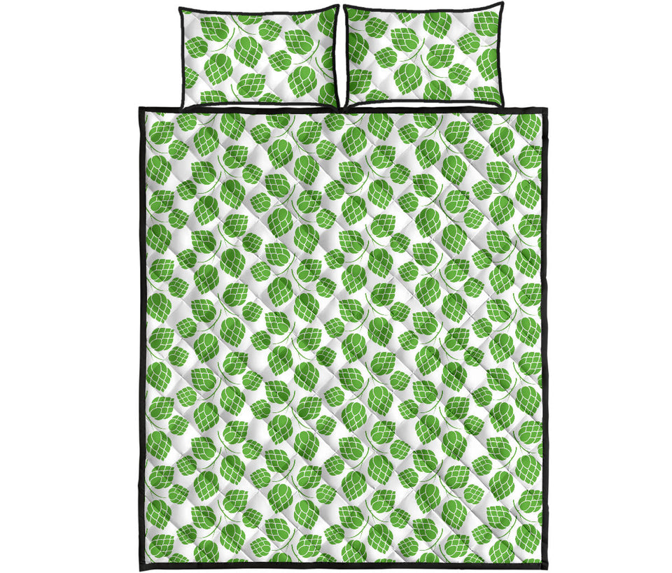 Hop pattern background Quilt Bed Set