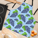 Watercolor Grape Pattern Adjustable Apron
